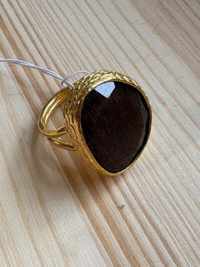 Ring Omikron Guld Brun